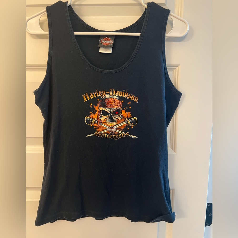 Women’s Black Skull Harley-Davidson T-Shirt